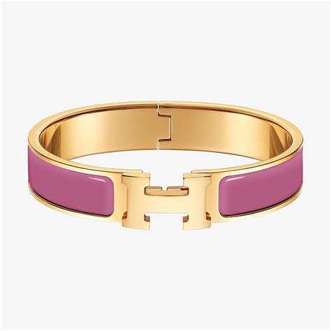 hermes clic h bracelet purple|bracelet hermes clic h femme.